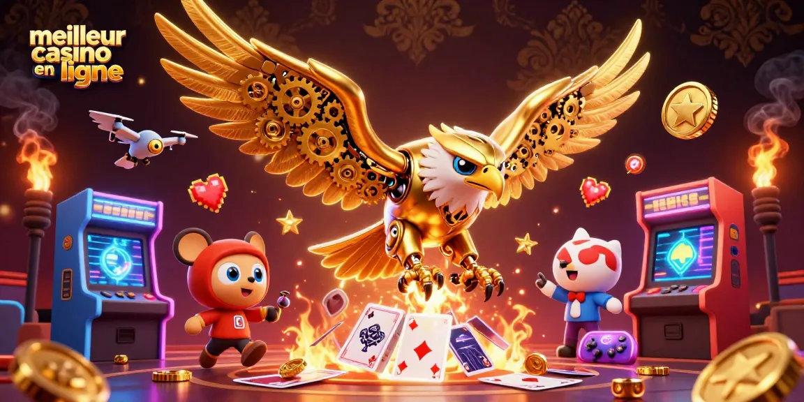 Jouez dans le meilleur casino en ligne avec cette illustration 3D riche en détails et animations captivantes.