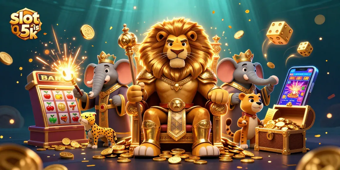 Experience thrilling actions with slot qris 5k in a vibrant 3D animated casino scene.