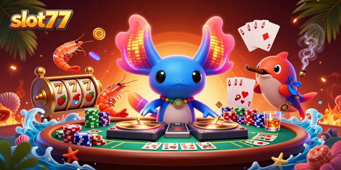 Experience thrilling wins at slot777 with vibrant 3D characters and exciting casino elements.