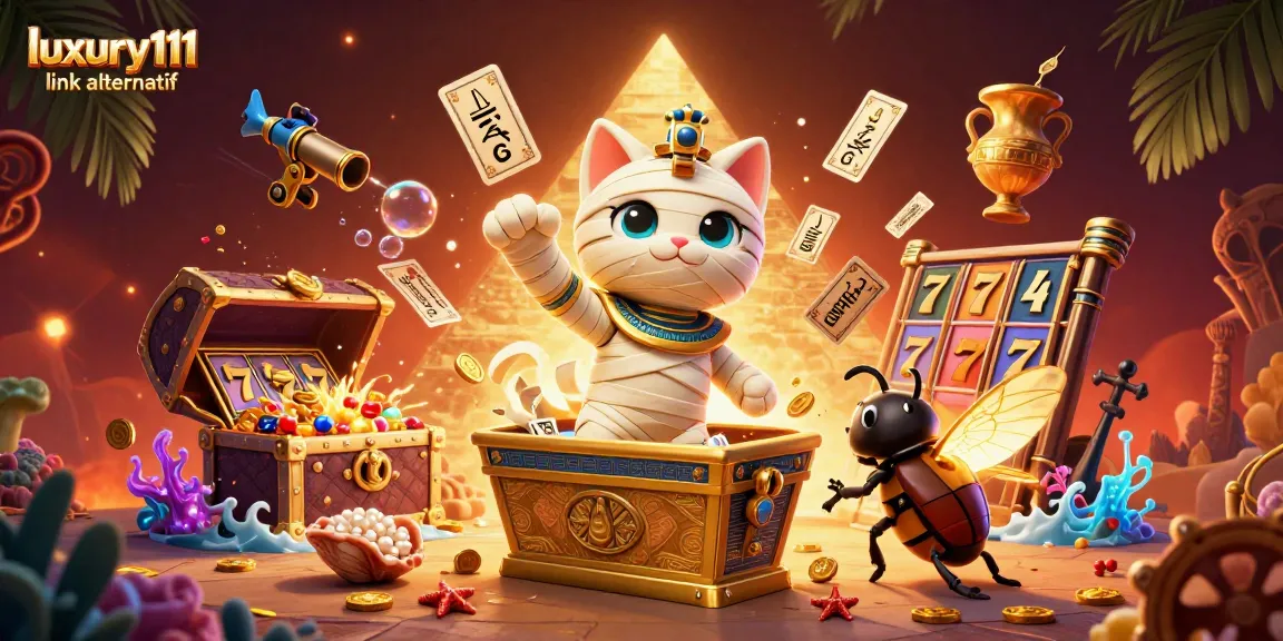 Experience thrilling gameplay with luxury111 link alternatif in this vibrant and detailed casino scene.
