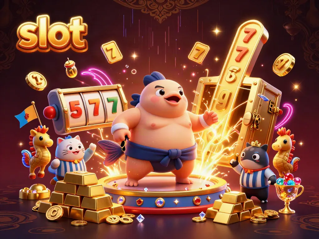 Engage in vibrant slot play with colorful underwater characters and dynamic game elements.