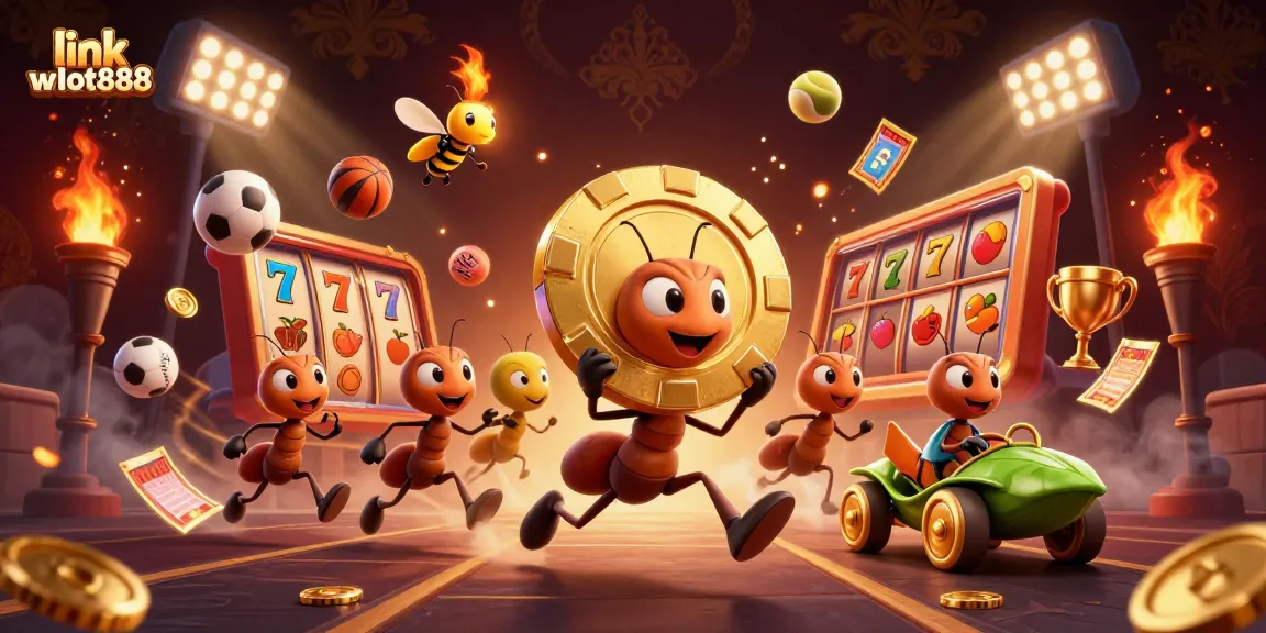 Menang dengan strategis saat bermain link wslot888 melalui ant misi heist menarik chip poker emas.