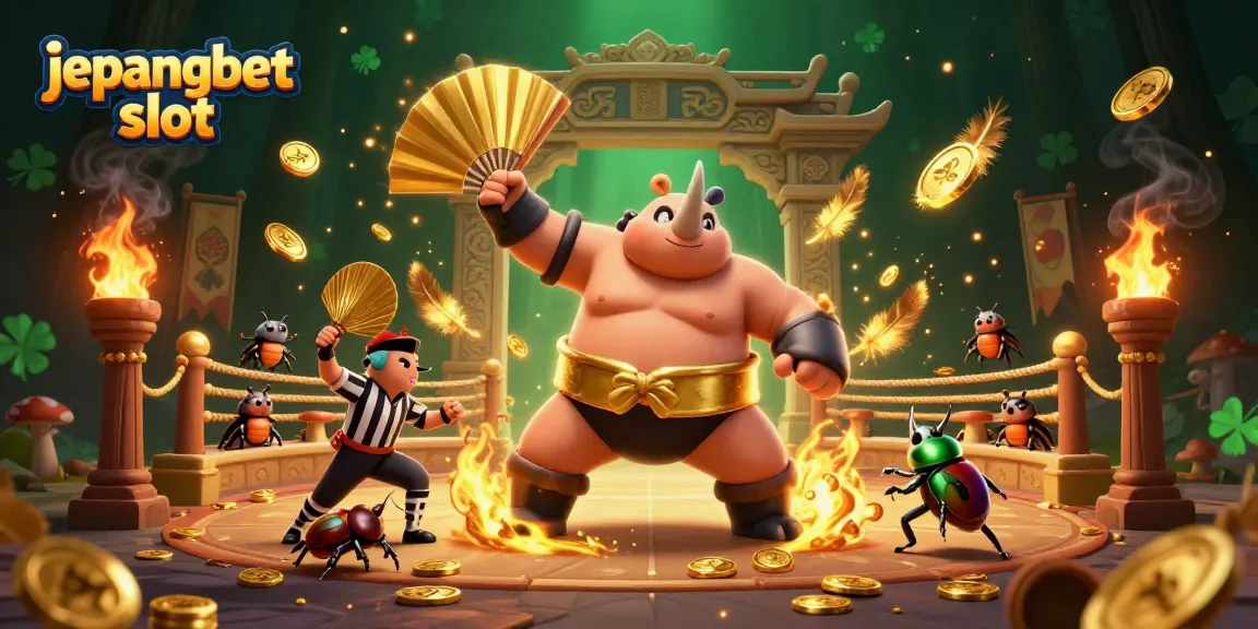 Experience the excitement of jepangbet slot gaming with dynamic action and vibrant visuals in this illustrated arena.