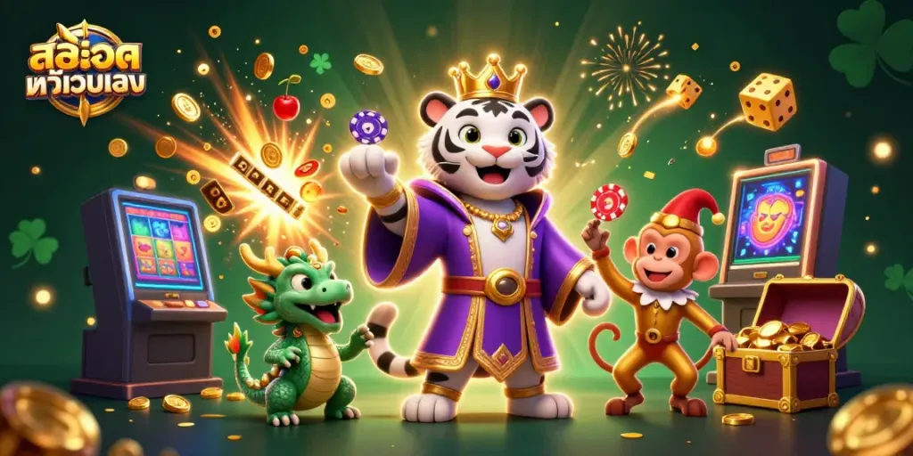 สล็อตแท้เว็บตรง นำเสนอตัวละครที่น่าตื่นเต้นในคาสิโน 3D ที่มีสีสันสดใส