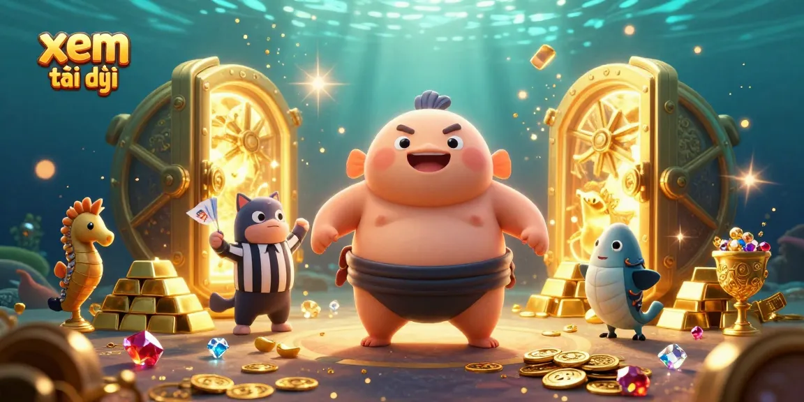 Engage with the lively underwater scene showcasing "xem tại đây" that enhances the thrill of gaming and betting.