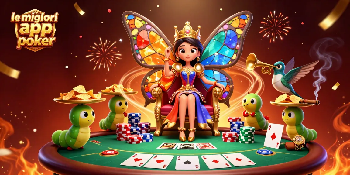 giocare a poker con le migliori app poker e vincere premi sinceri in un'illustrazione vivace