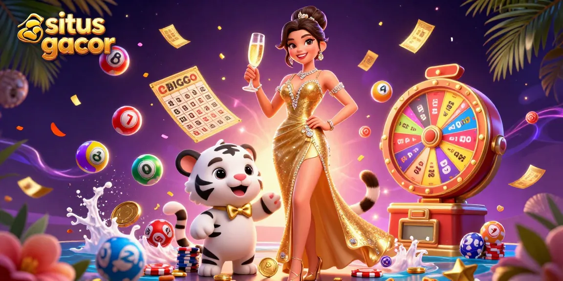 Experience the excitement of situs gacor with glamorous visuals, festive elements, and thrilling casino action.