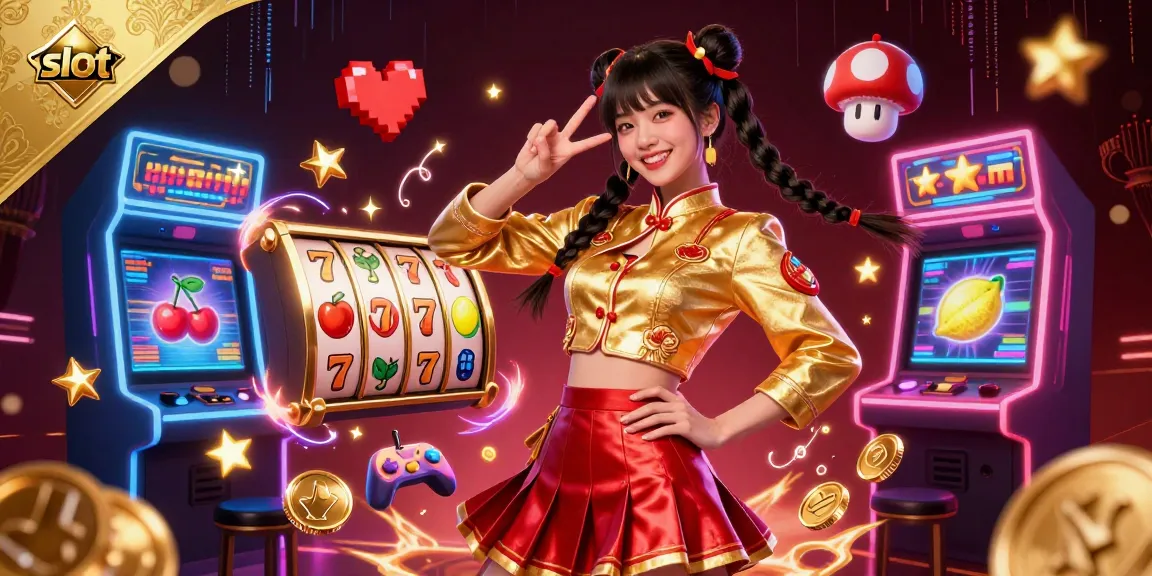 Engage with vibrant slot experiences through a stunning online casino scene featuring slot reels and rich visuals.