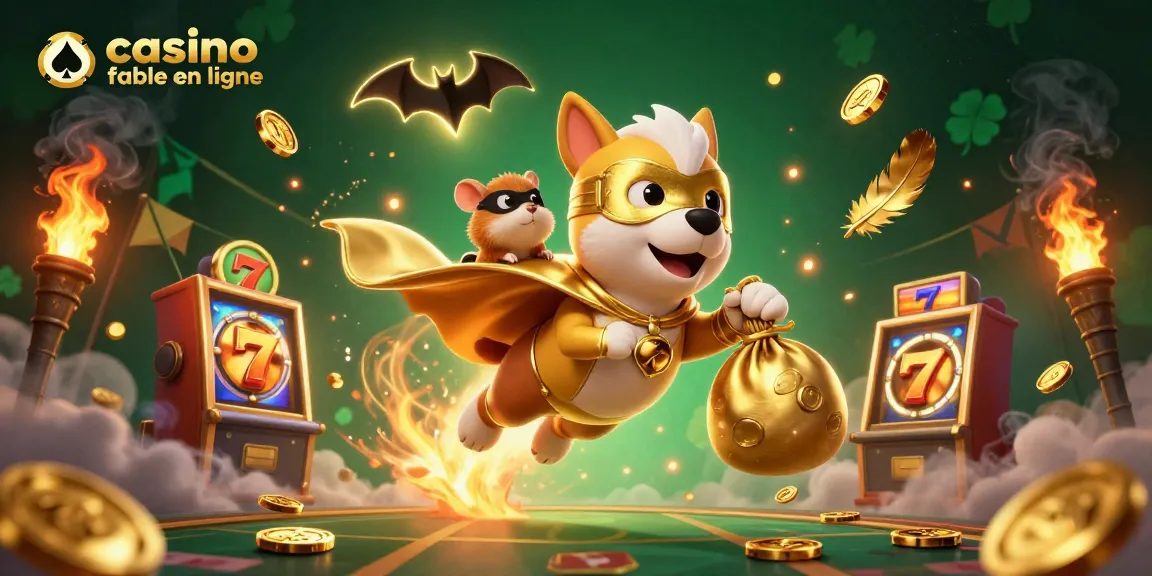 Jouez au casino fiable en ligne avec cet événement coloré et énergique, mettant en scène un chien super-héros.